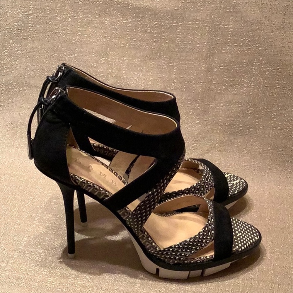 L.A.M.B Multi Color Heels